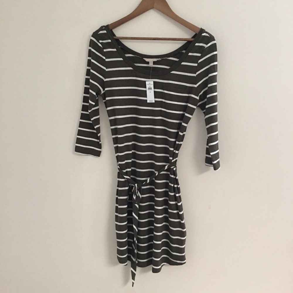 Banana Republic Striped T-shirt Dress